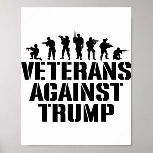 Veteranen Tegen Trump Anti-trump Veteranen Tegen Poster