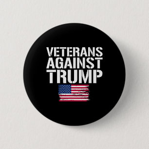 Veteranen Tegen Trump Anti-trump Veteranen Tegen Ronde Button 5,7 Cm