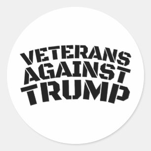 Veteranen Tegen Trump Anti-trump Veteranen Tegen Ronde Sticker