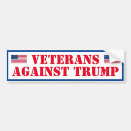 Veteranen tegen Trump Bumpersticker