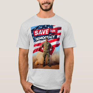 Veteranen tegen Trump en fascisme T-shirt