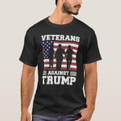 Veteranen tegen Trump Gift Design T Shirt (Voorkant)