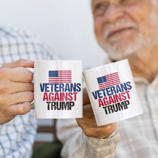 Veteranen tegen Trump Koffiemok