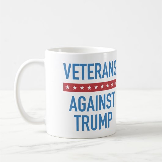 Veteranen tegen Trump Koffiemok (Links)