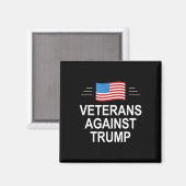 Veteranen Tegen Trump -  Magneet (Voorkant / Achterkant)