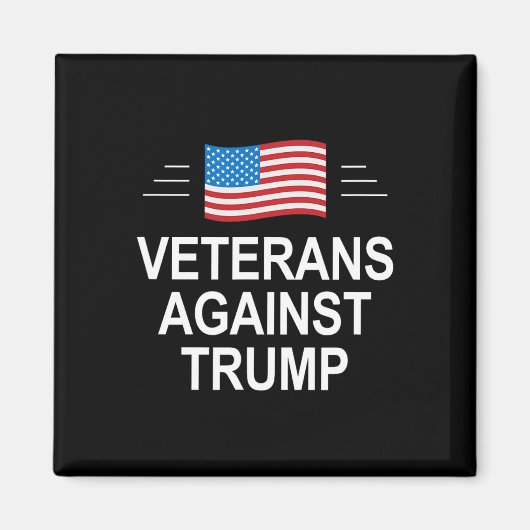 Veteranen Tegen Trump -  Magneet (Voorkant)