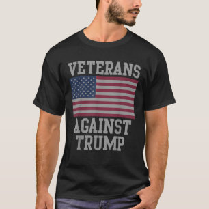 Veteranen tegen Trump Patriottische VS T Shirt T S