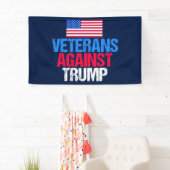 Veteranen tegen Trump Spandoek (Insitu)