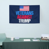 Veteranen tegen Trump Spandoek (Beurs)