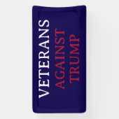 VETERANEN TEGEN TRUMP SPANDOEK (Verticaal)