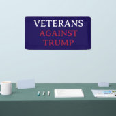VETERANEN TEGEN TRUMP SPANDOEK (Beurs)