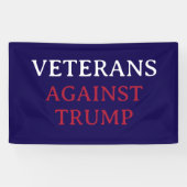 VETERANEN TEGEN TRUMP SPANDOEK (Horizontaal)