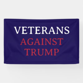 VETERANEN TEGEN TRUMP SPANDOEK