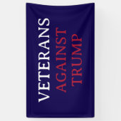 VETERANEN TEGEN TRUMP SPANDOEK (Verticaal)