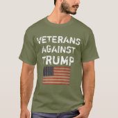 Veteranen tegen Trump T-shirt (Voorkant)
