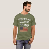 Veteranen tegen Trump T-shirt (Voorkant volledig)