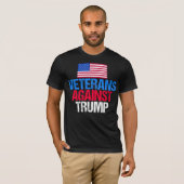 Veteranen tegen Trump T-shirt (Voorkant volledig)
