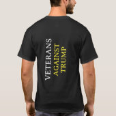 VETERANEN TEGEN TRUMP T-SHIRT (Achterkant)