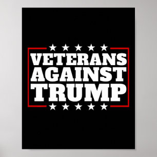 Veteranen tegen Trump tegen anti-Trump veteranen Poster