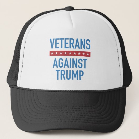 Veteranen tegen Trump Trucker Pet (Voorkant)