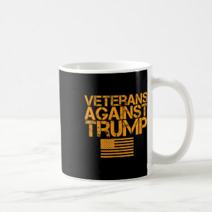 Veteranen Tegen Trump Vintage Patriottische Vlag P Koffiemok