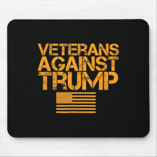 Veteranen Tegen Trump Vintage Patriottische Vlag P Muismat