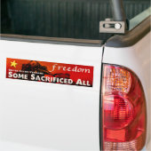 Veteranen uit de Verenigde Staten Bumpersticker (Op Truck)