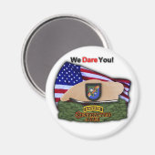 veteranen uit het leger veteranen vetten magnet (Voorkant / Achterkant)