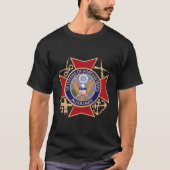 Veteranen van buitenlandse oorlogen hulptroepen t-shirt (Voorkant)