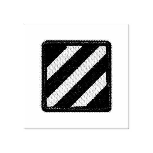 veteranen van de derde infanteriedivisie vetten LR Rubberstempel (Afrduk)