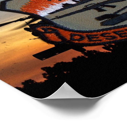 Veteranen van de Golfoorlog in het woestijn-Storm Poster (Hoek)