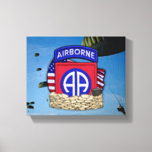 veteranen van de luchtdivisie veteranen veteranen  canvas afdruk