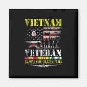 Veteranen van de Vietnamese vlag Magneet (Voorkant)