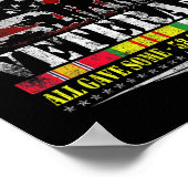 Veteranen van de Vietnamese  vlag Poster (Hoek)