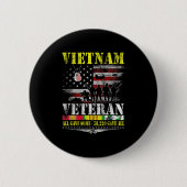 Veteranen van de Vietnamese  vlag Ronde Button 5,7 Cm (Voorkant)