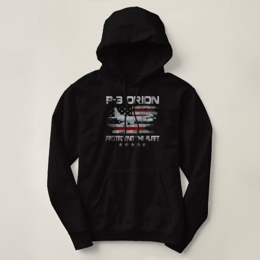 veteranen van het ASW-vliegtuig P3 Orion Sub Hunt Hoodie (Design voorkant)