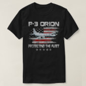 veteranen van het ASW-vliegtuig P3 Orion Sub Hunt T-shirt (Design voorkant)