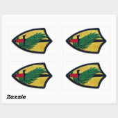 Veteranen van het hoofdcommando van het leger CENT Rechthoekige Sticker (Vel)