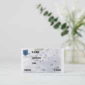 veteranen van legereenheden rekruiter vetten visit visitekaartje (Staand voorkant)