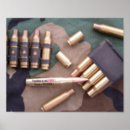 Veteranen van mariniers van de marine van het lege poster