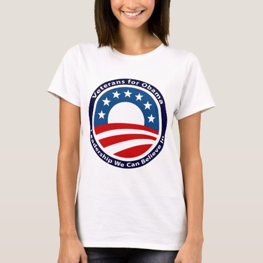 veteranen van obama t-shirt (Voorkant)