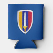 Veteranen van oorlogspatches in het leger USARV Vi Blikjeskoeler (Voorkant)