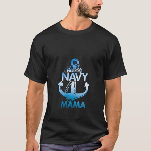Veteranen van Shirten van de Oude marine Mama Gift T-shirt (Voorkant)