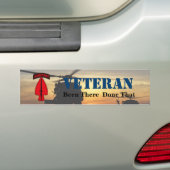 Veteranen van speciale veteranen voor het leger US Bumpersticker (Op auto)