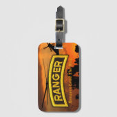 Veteranen van vliegende vliegers bagagelabel (Voorkant (verticaal))