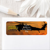 Veteranen van vliegende vliegers etiket (Insitu)