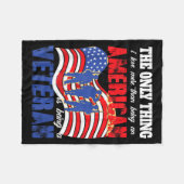 Veteranen Veteranendag Fleece Deken (Voorkant (Horizontaal))