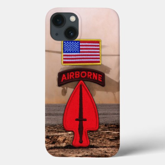 Veteranen Vets Patch van USASOC Case-Mate iPhone Case (Achterkant)