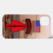 Veteranen Vets Patch van USASOC Case-Mate iPhone Case (Achterkant (horizontaal))