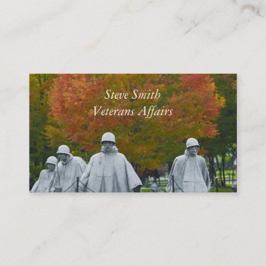 Veteranen Visitekaartje (Voorkant)